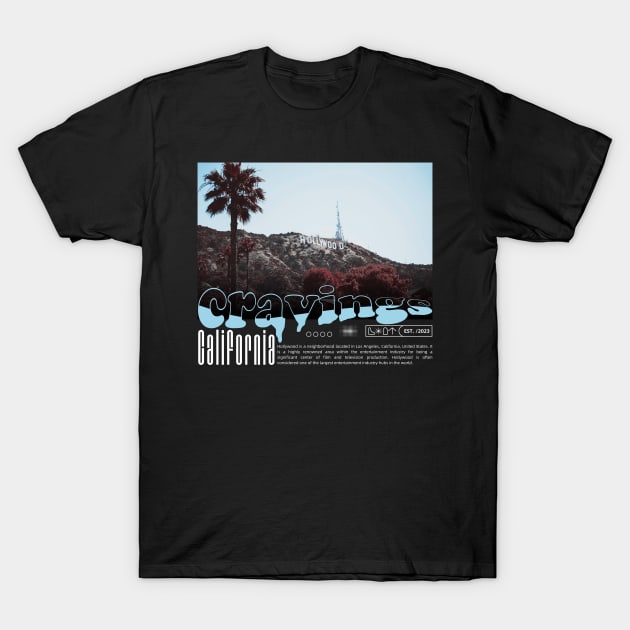 Hollywood Caliifornia T-Shirt by NexWave Store